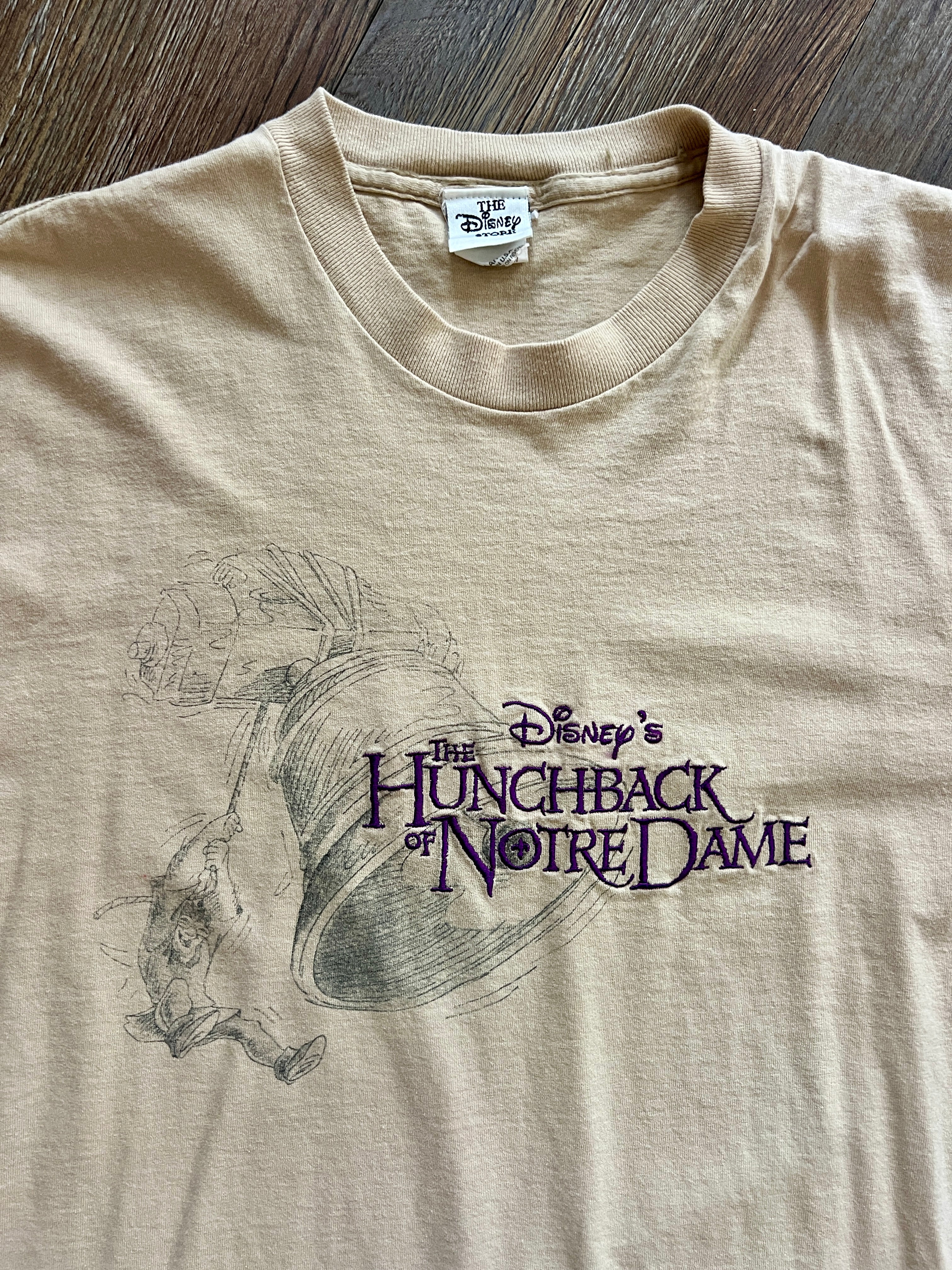 1116 -Tan The Hunchback of Notre Dame Sketch Quasi Shirt - XL