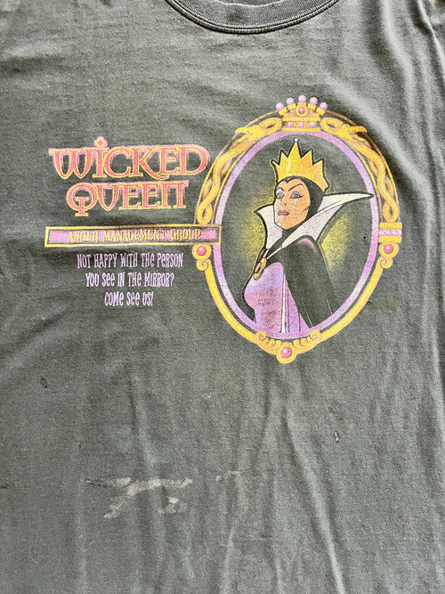 1122 -Black Wicked Queen Magic Mirror Shirt - XL