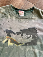 1123 -Teal & Grey Tie-Dye Atlantis Promo Shirt - L