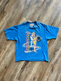 1124 -Blue Pocahontas & John Smith Leaves Shirt - M