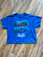 1125 -Blue Embroidered Pocahontas River Shirt - XL