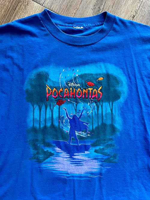 1125 -Blue Embroidered Pocahontas River Shirt - XL