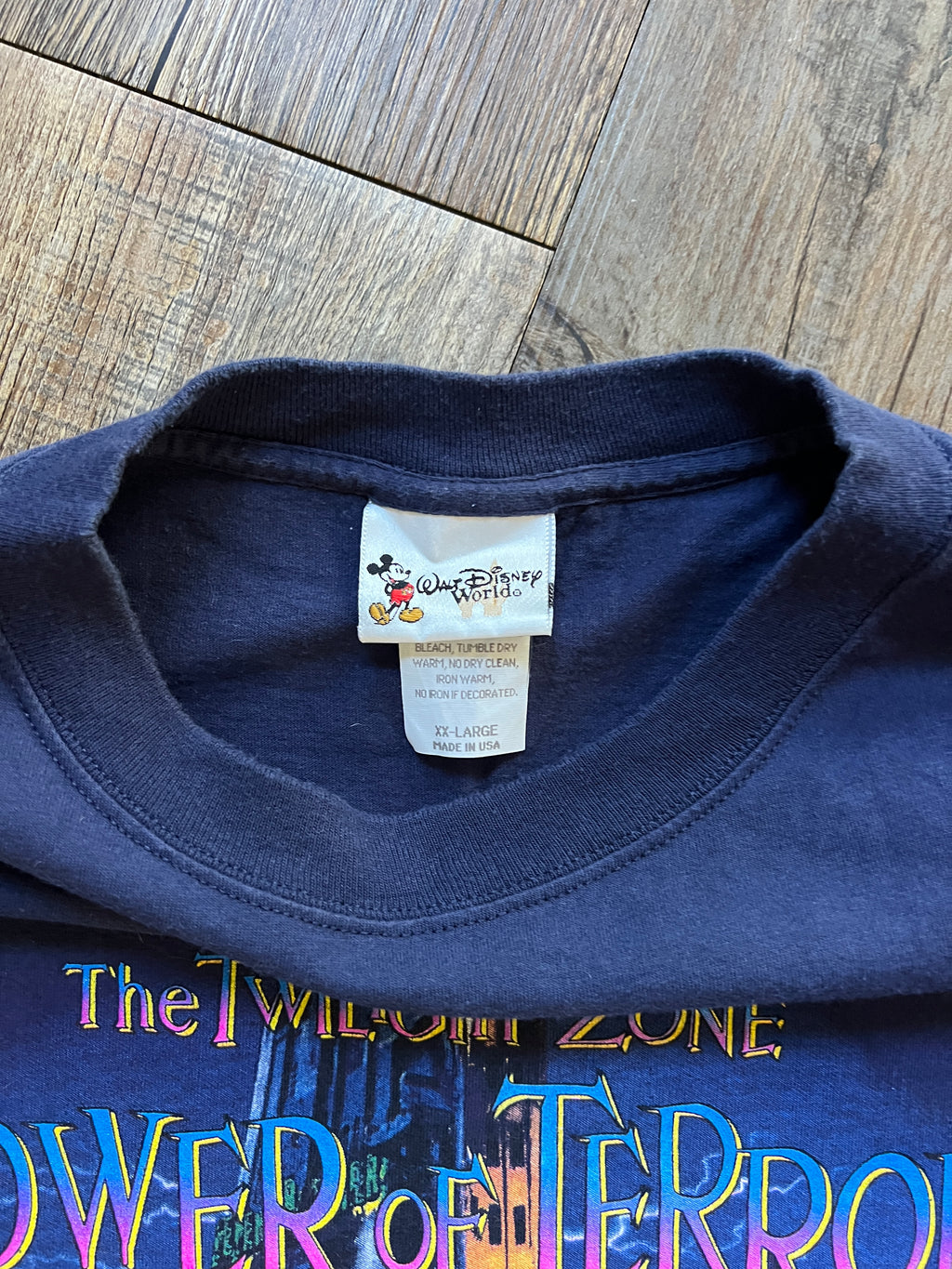 1128 -Navy Tower of Terror Terror Has Reached New Heights Shirt - 2XL