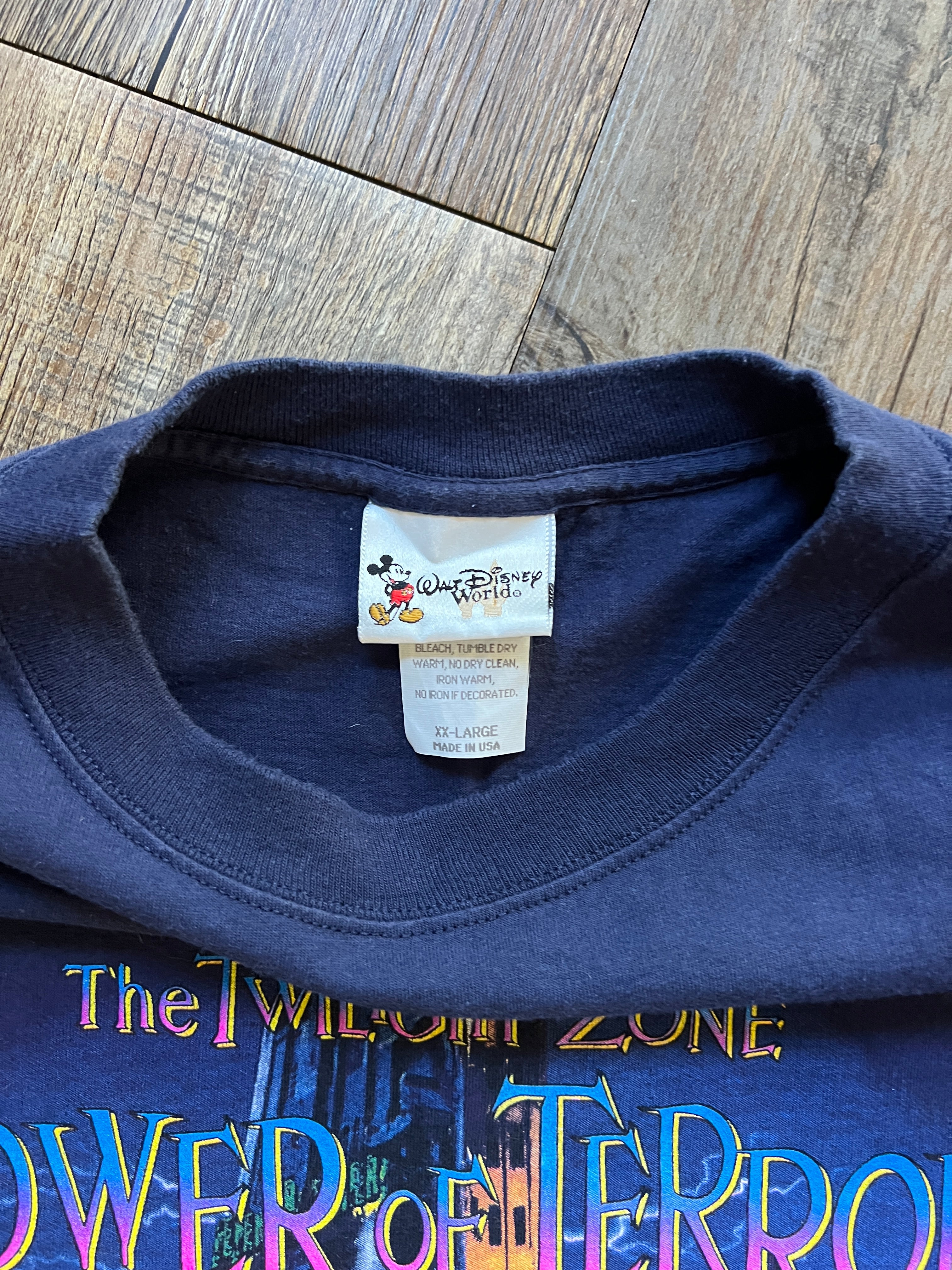 1128 -Navy Tower of Terror Terror Has Reached New Heights Shirt - 2XL
