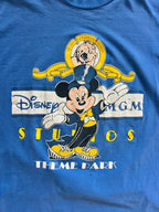 1389 - Blue MGM Studios Top Hat Mickey Tee - NT / M