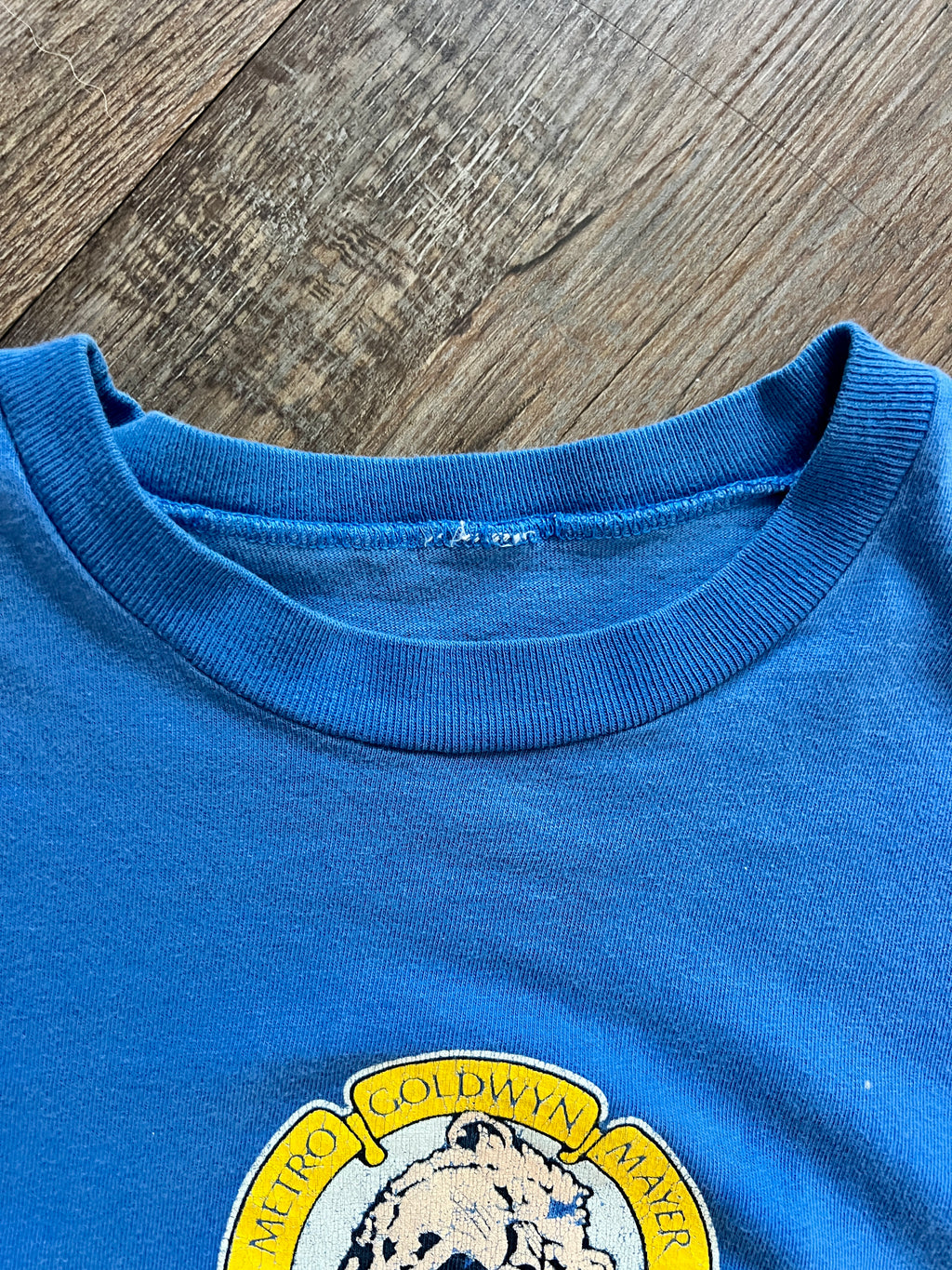 1389 - Blue MGM Studios Top Hat Mickey Tee - NT / M