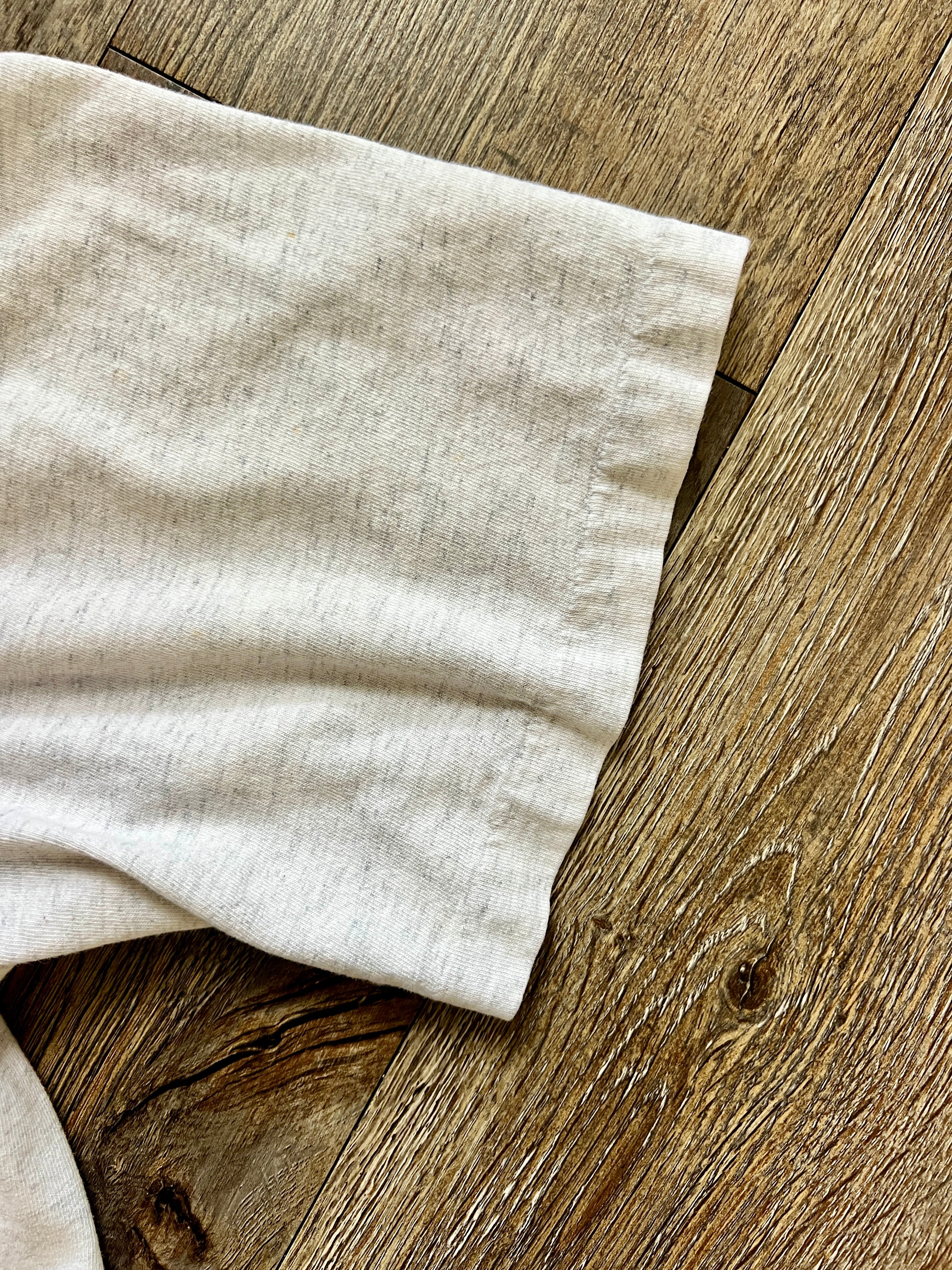 1392 - Heather Grey Classic Sitting Mickey Front & Back Hit Tee - NT / XL