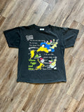 1394 - Black Dr. Suess Green Eggs & Ham Front & Back Tee - NT / XL