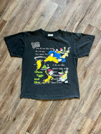 1394 - Black Dr. Suess Green Eggs & Ham Front & Back Tee - NT / XL