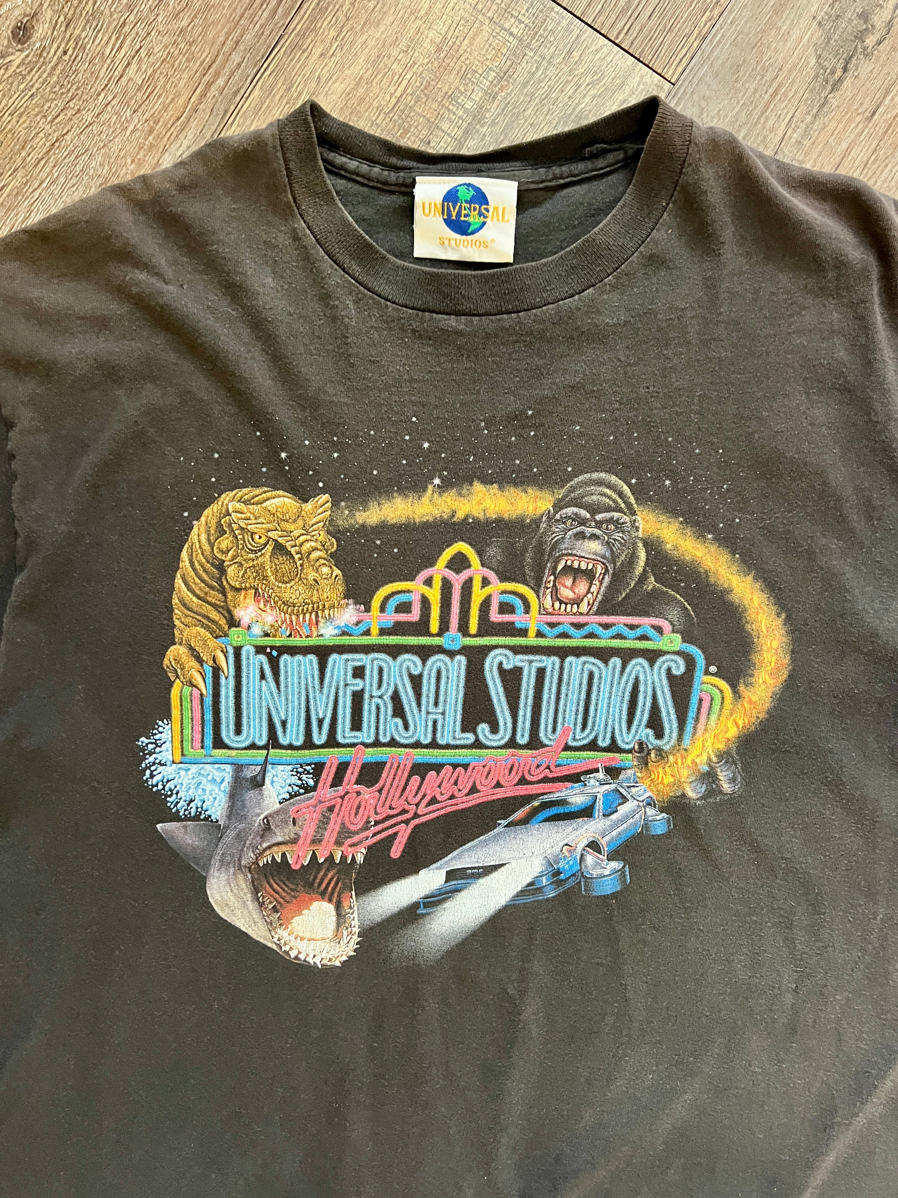 1395 - Black Universal Studios Hollywood Tee - NT / L