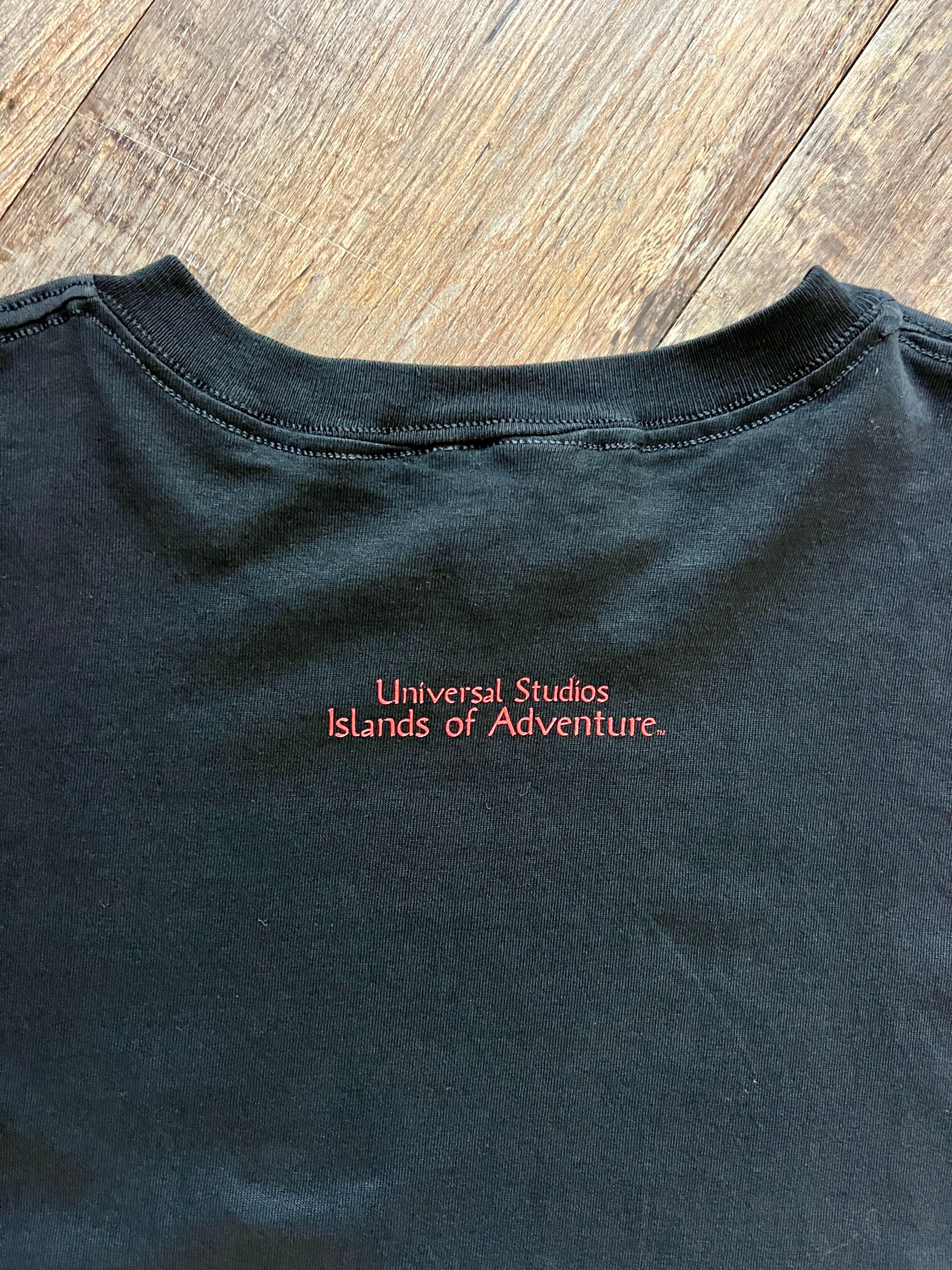 1399 - Black Universal IOA Where There's Smoke There's Fire Tee - L
