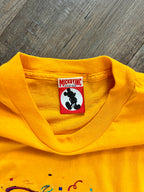 1400 - Gold Embroidered WDW Confetti Tee - L