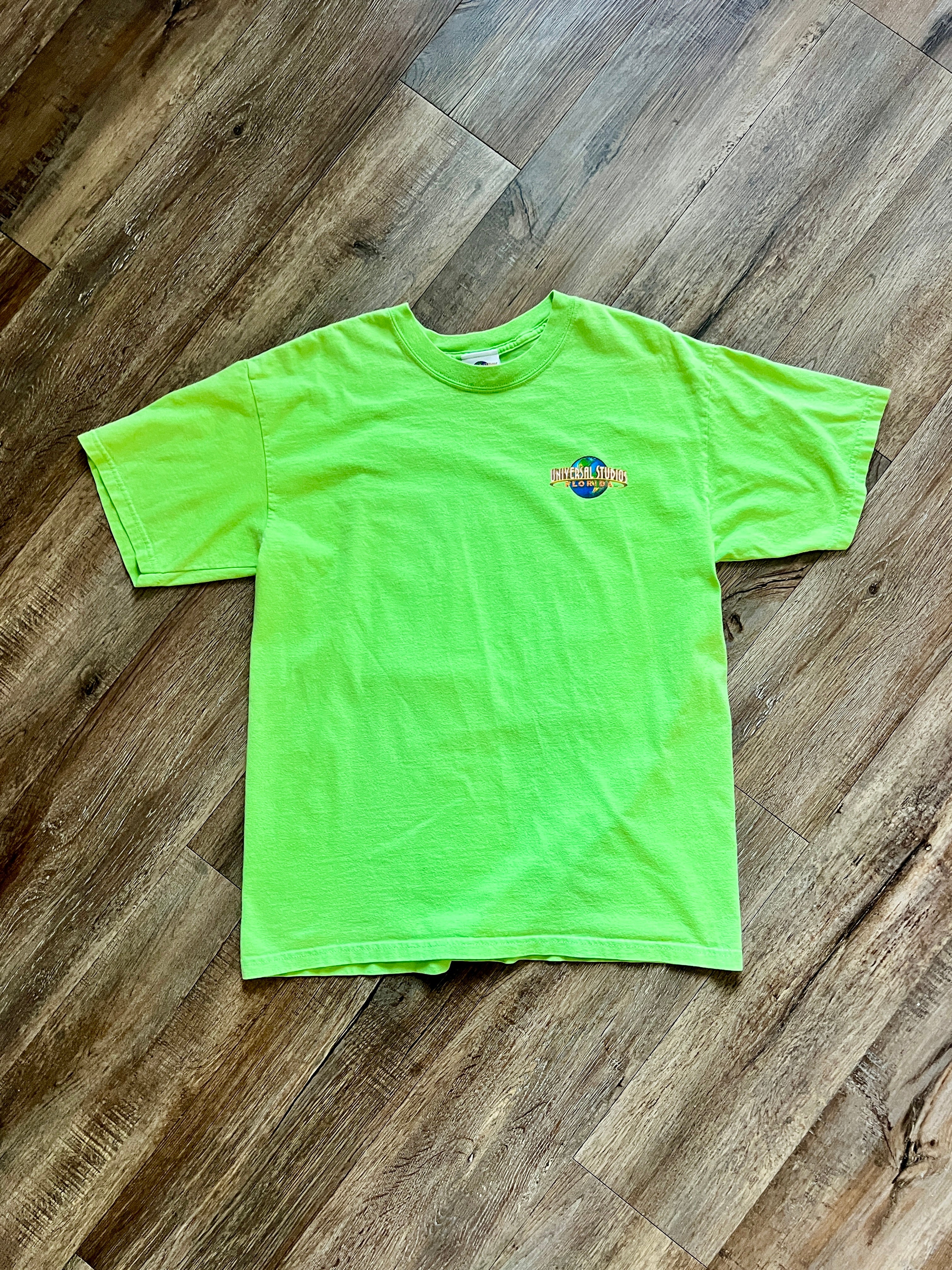 1402 - Green Universal Studios Attraction Icon Tee - L