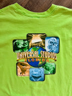 1402 - Green Universal Studios Attraction Icon Tee - L