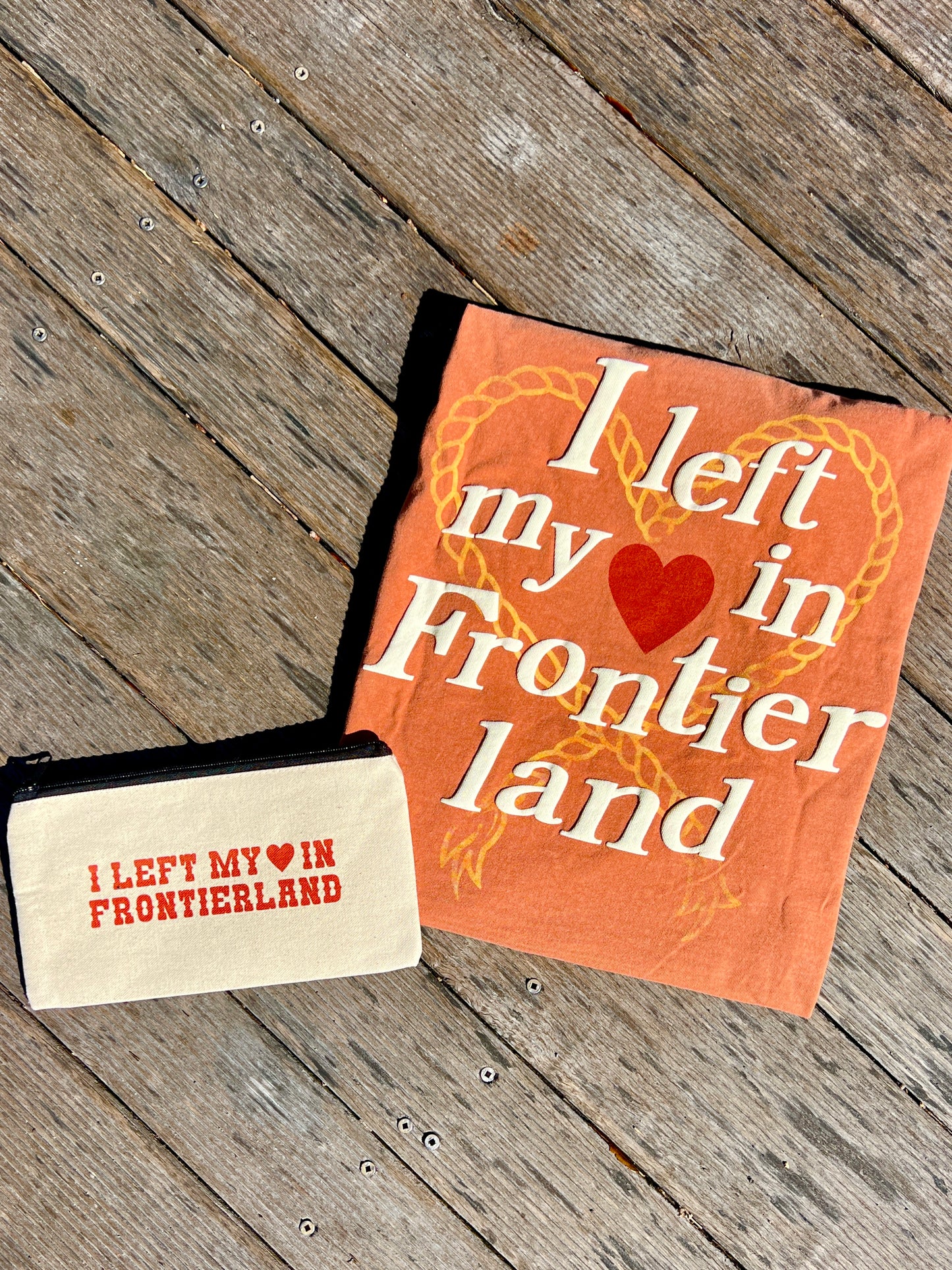 I Left My Heart In Frontierland Canvas Zip-Top Bag