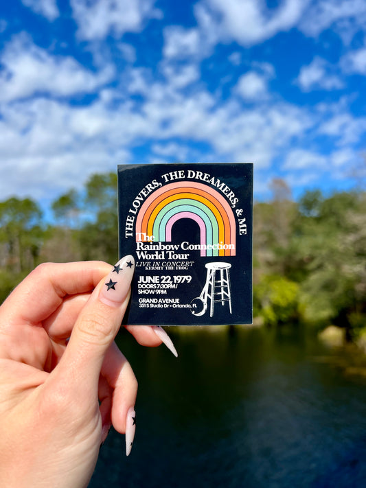 The Rainbow Connection World Tour Poster Sticker