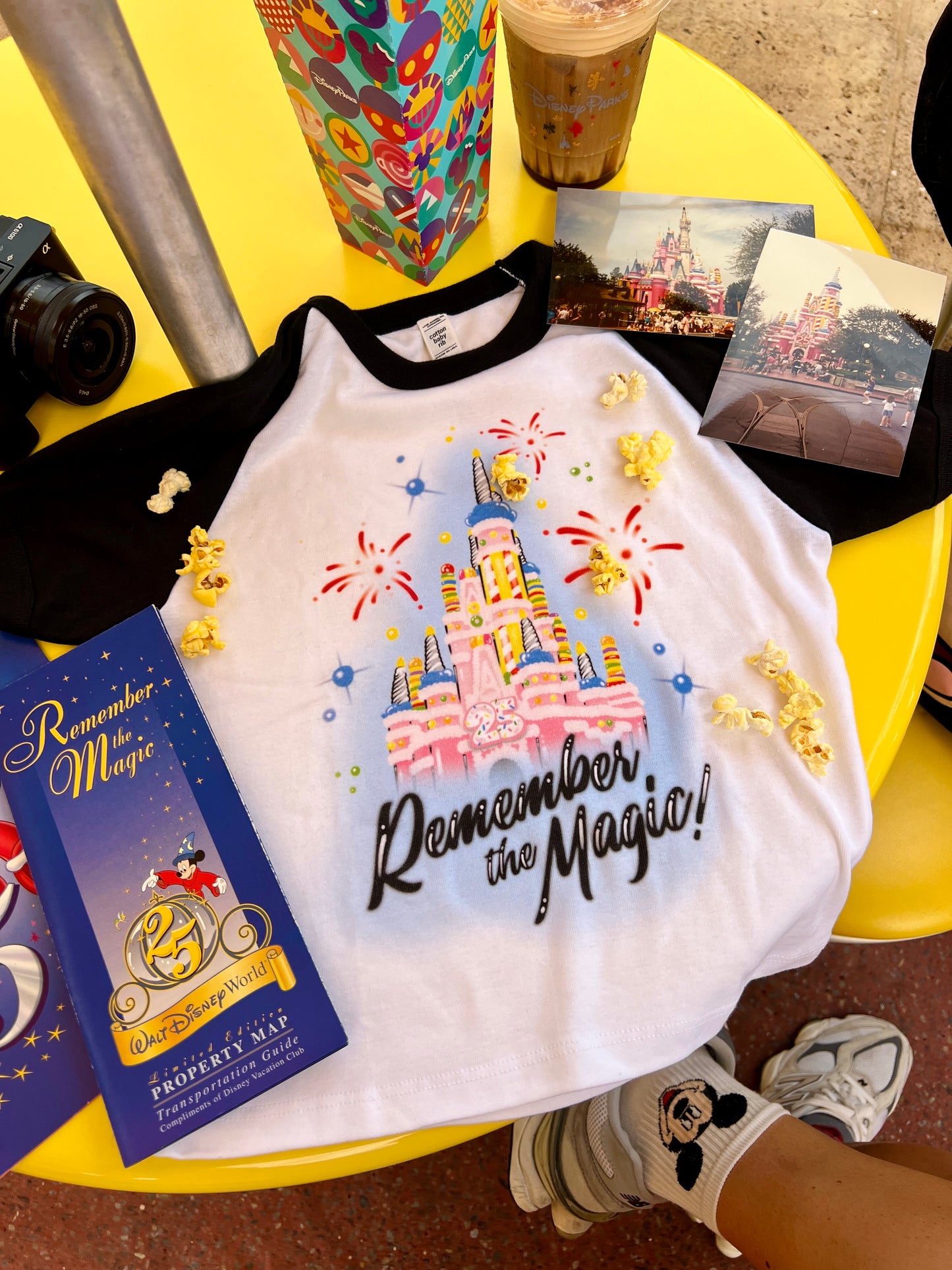 Remember The Magic Baby Raglan Crop