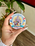 1996 25th Anniversary Cake Castle Button