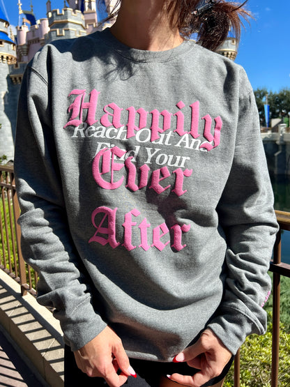 Happily Ever After Crewneck HEATHER