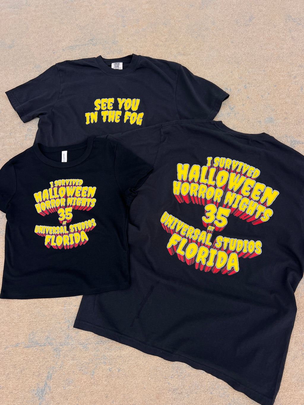 I Survived HHN 35 Playback Baby Tee