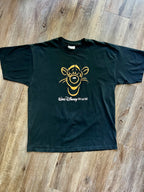 549 -Black & Orange Tigger WDW Logo Tee - XL