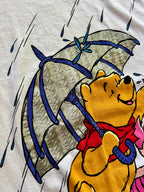 558 -White WTP & Piglet Holo Umbrella Raining Tee - XL