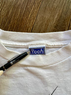 558 -White WTP & Piglet Holo Umbrella Raining Tee - XL