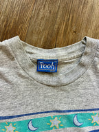 562 -Heather Grey WTP & Piglet Moons & Stars Walking Rows Tee - XL