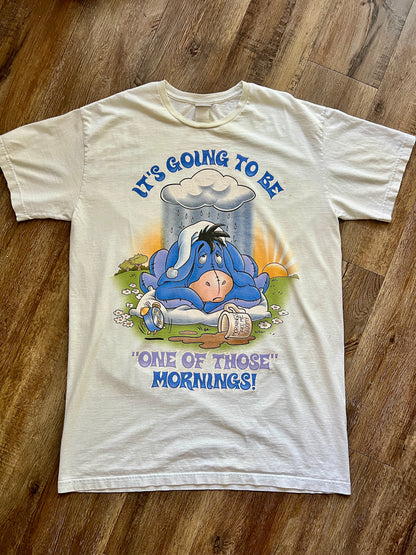 566 -Light Blue Eeyore It's Going To Be One of Those Mornings Sleep Shirt - OSFA
