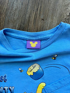 568 -Blue WTP I Get Plenty of Exercise Tilted Pocket Tee - S