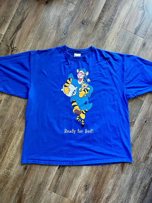 570 -Royal Blue Tigger Ready for Bed Sleep Shirt - OSFA
