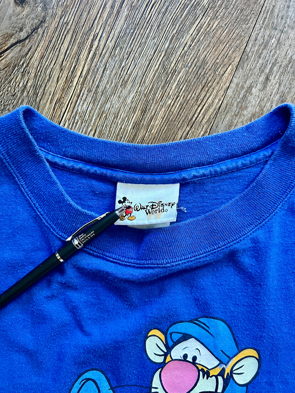 570 -Royal Blue Tigger Ready for Bed Sleep Shirt - OSFA