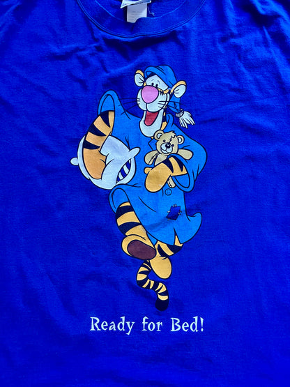 570 -Royal Blue Tigger Ready for Bed Sleep Shirt - OSFA
