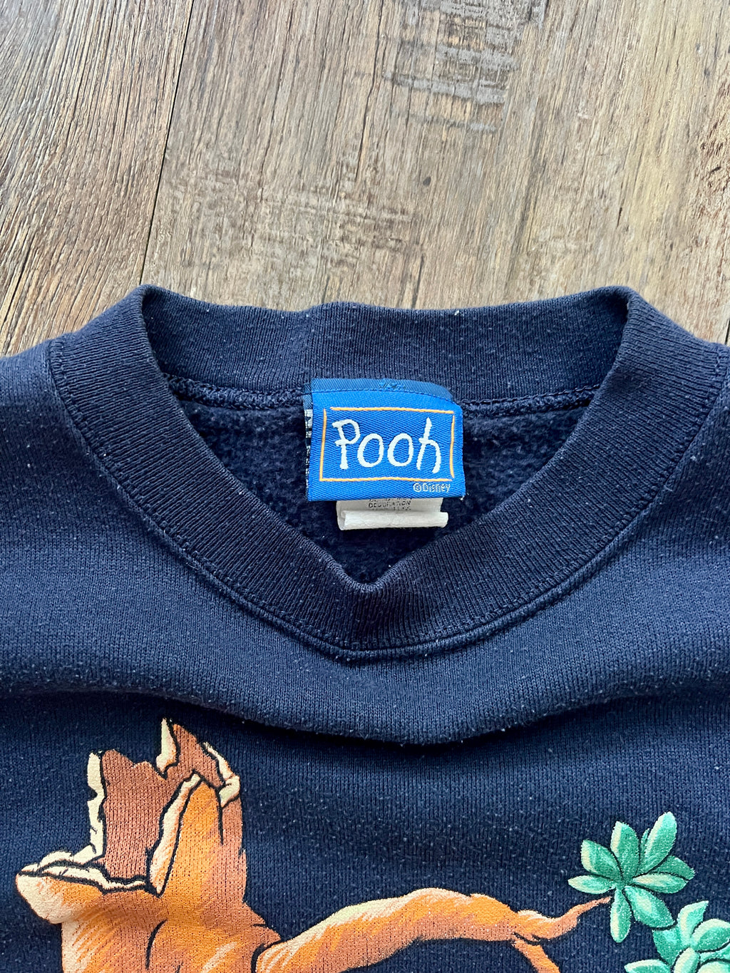 575 -Navy WTP in the Tree Reaching for Honey Crewneck - XL