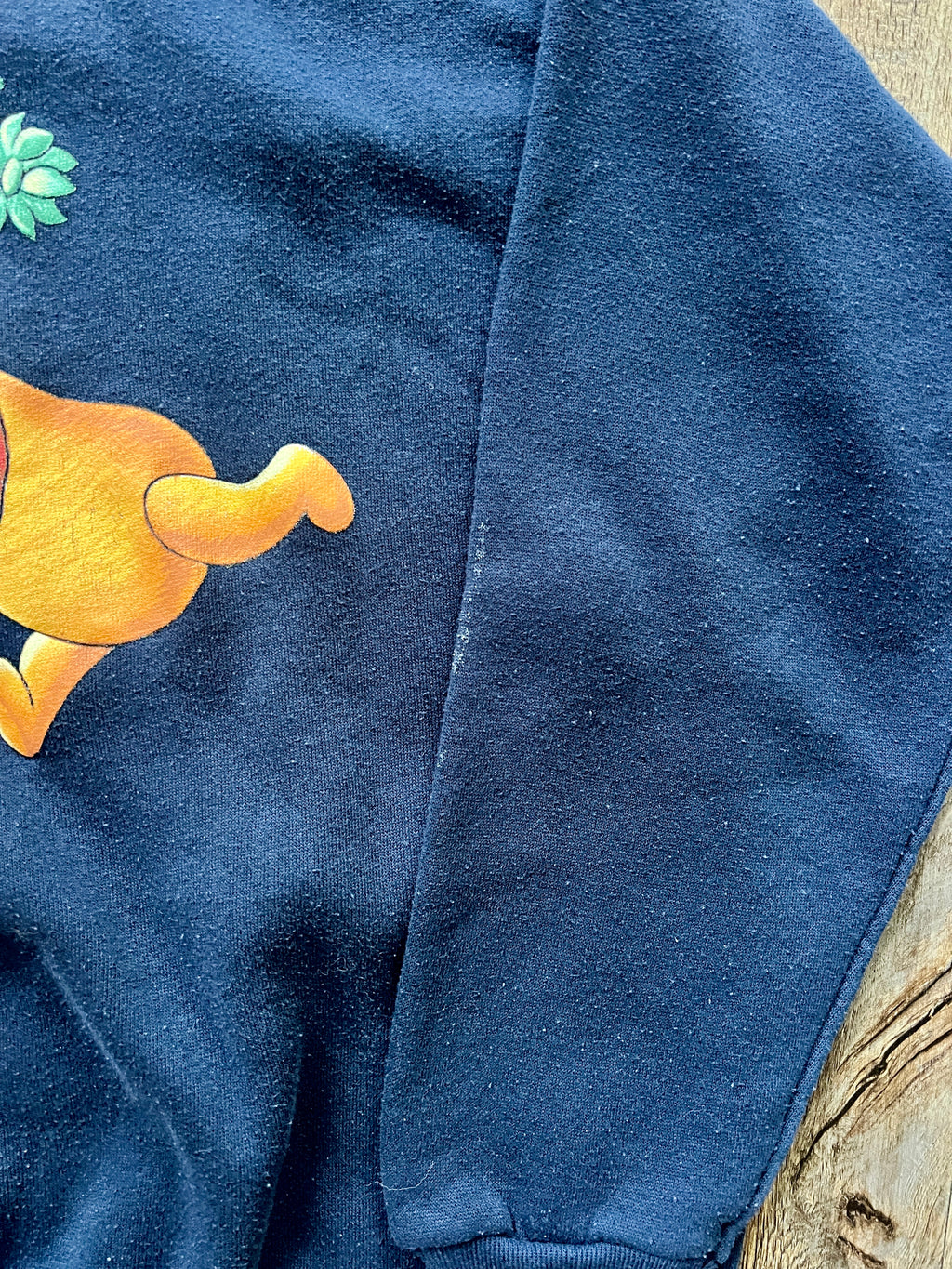 575 -Navy WTP in the Tree Reaching for Honey Crewneck - XL