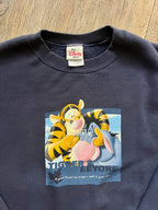 547 -Navy Tigger & Eeyore A Good Friend Can Bring A Smile To Your Face Crewneck - XL