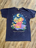 576 -Navy WTP Always Kiss Your Hunny Goodnight Sleep Shirt - OSFA