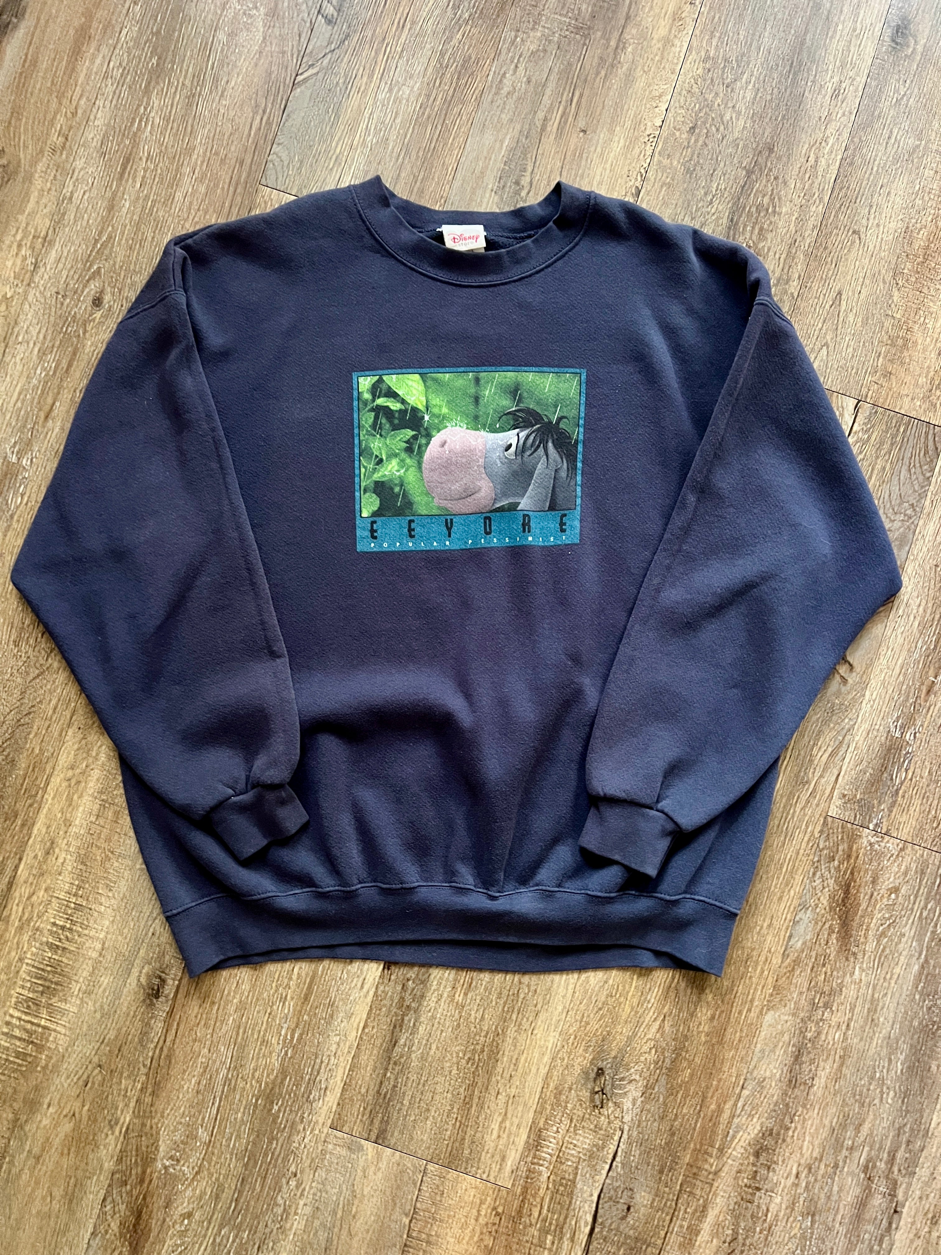 578 -Navy Eeyore Popular Pessimist Crewneck - XL