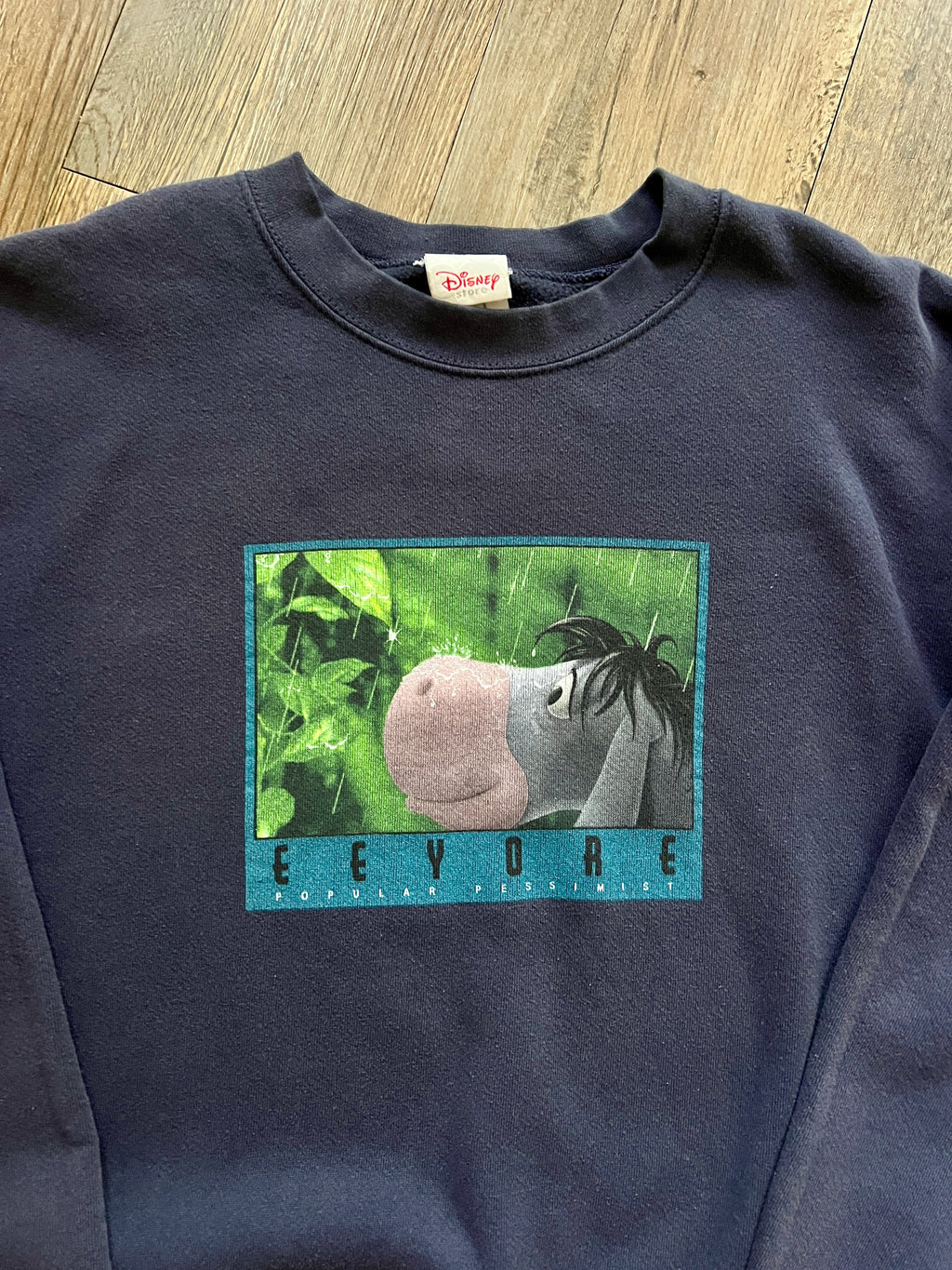 578 -Navy Eeyore Popular Pessimist Crewneck - XL