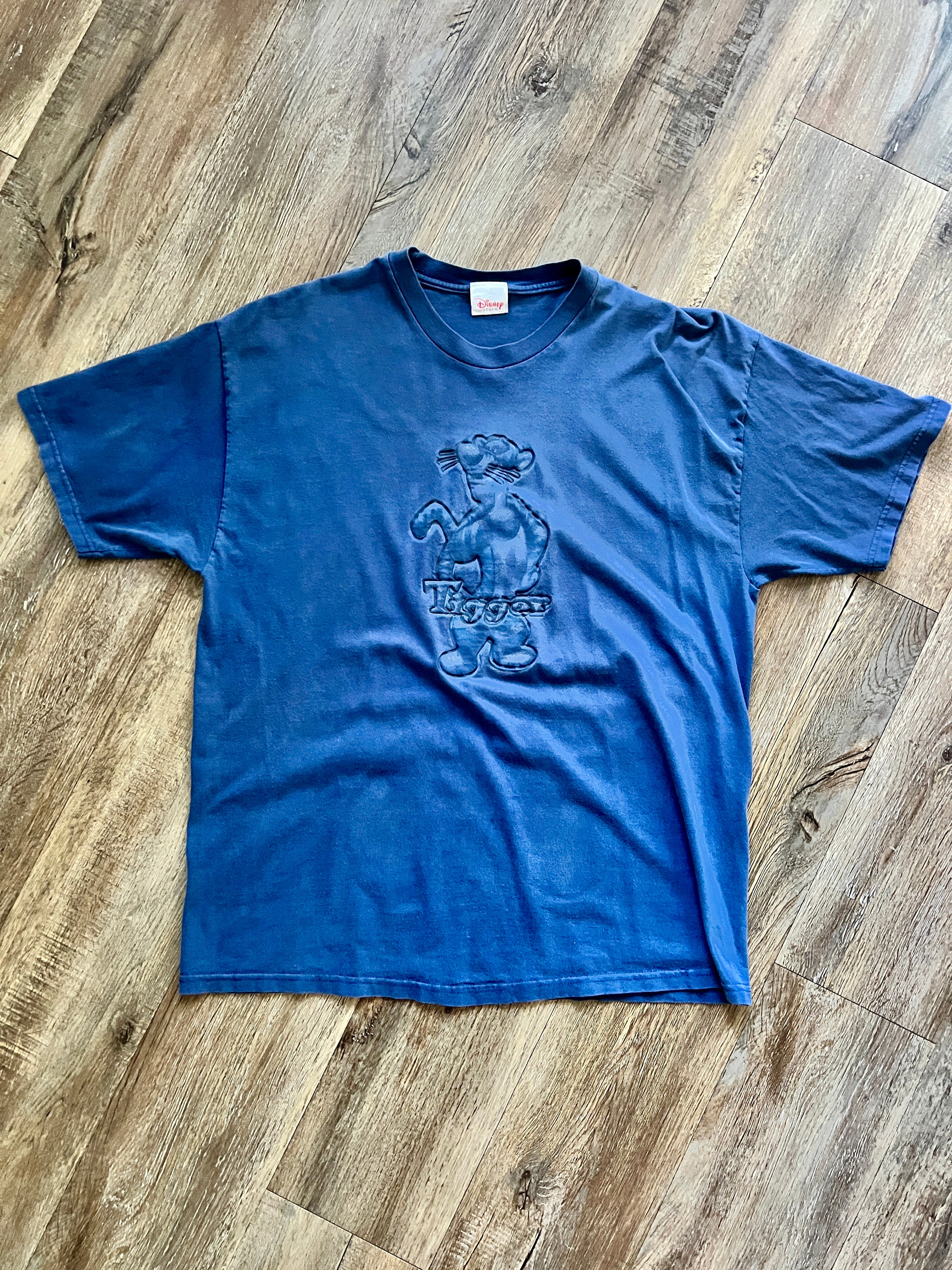 579 -Navy Standing Tigger Tee - XL