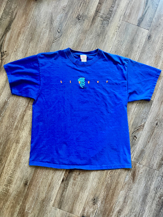 580 -Royal Blue Tigger Spring Tee - XL