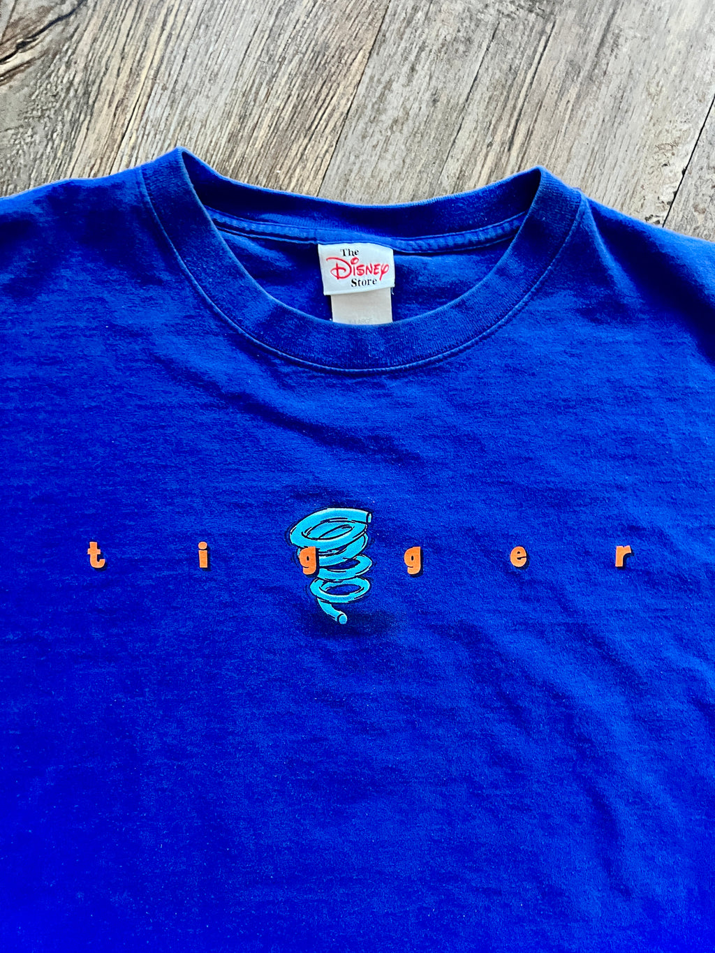 580 -Royal Blue Tigger Spring Tee - XL