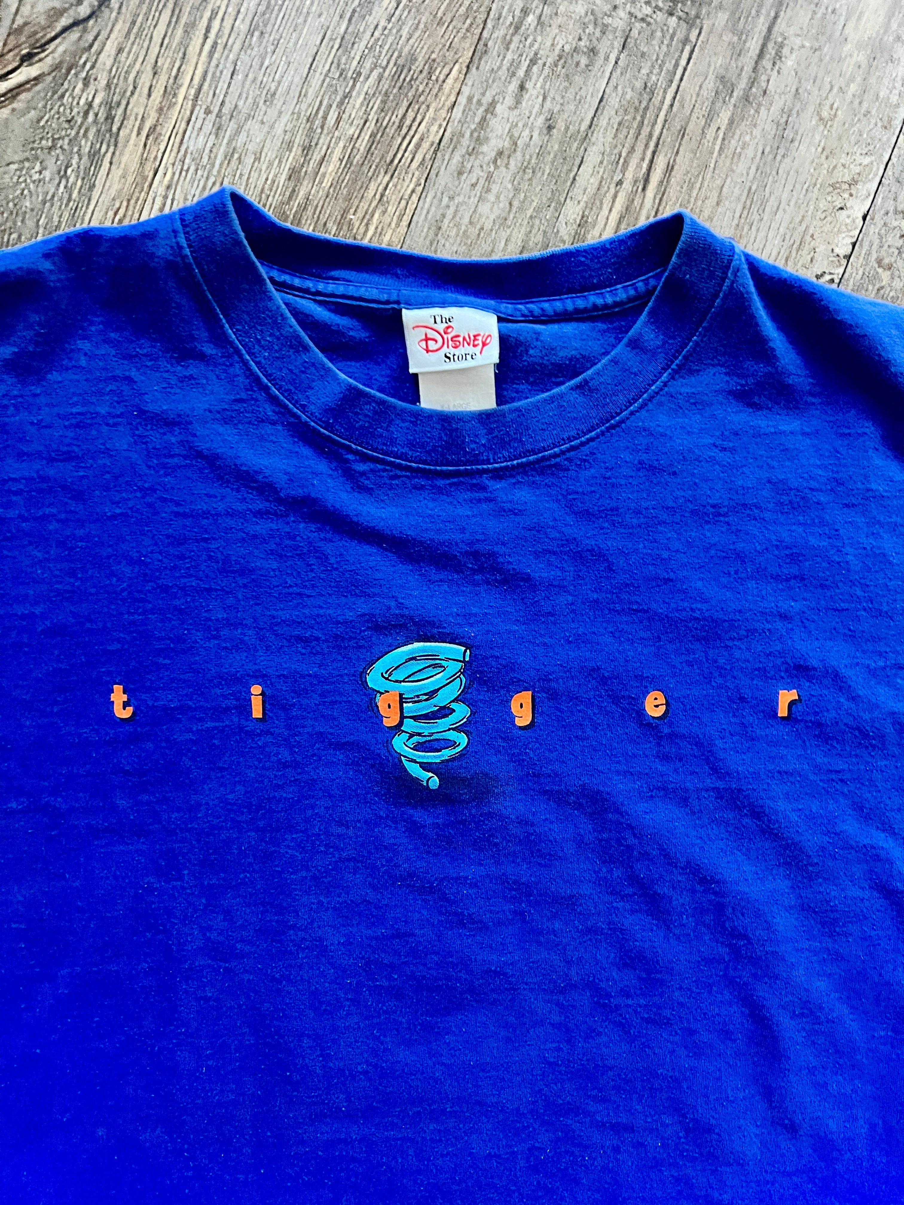 580 -Royal Blue Tigger Spring Tee - XL