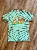 585 -Teal Tie-Dye Tigger is That You Tee - M