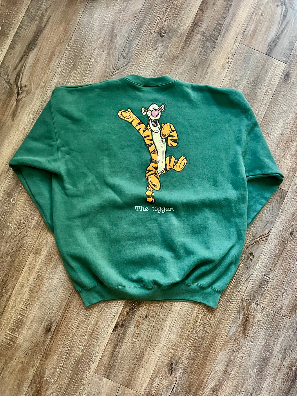 586 -Green The Stripes The Springs The Bounce The Tigger Crewneck - 2X