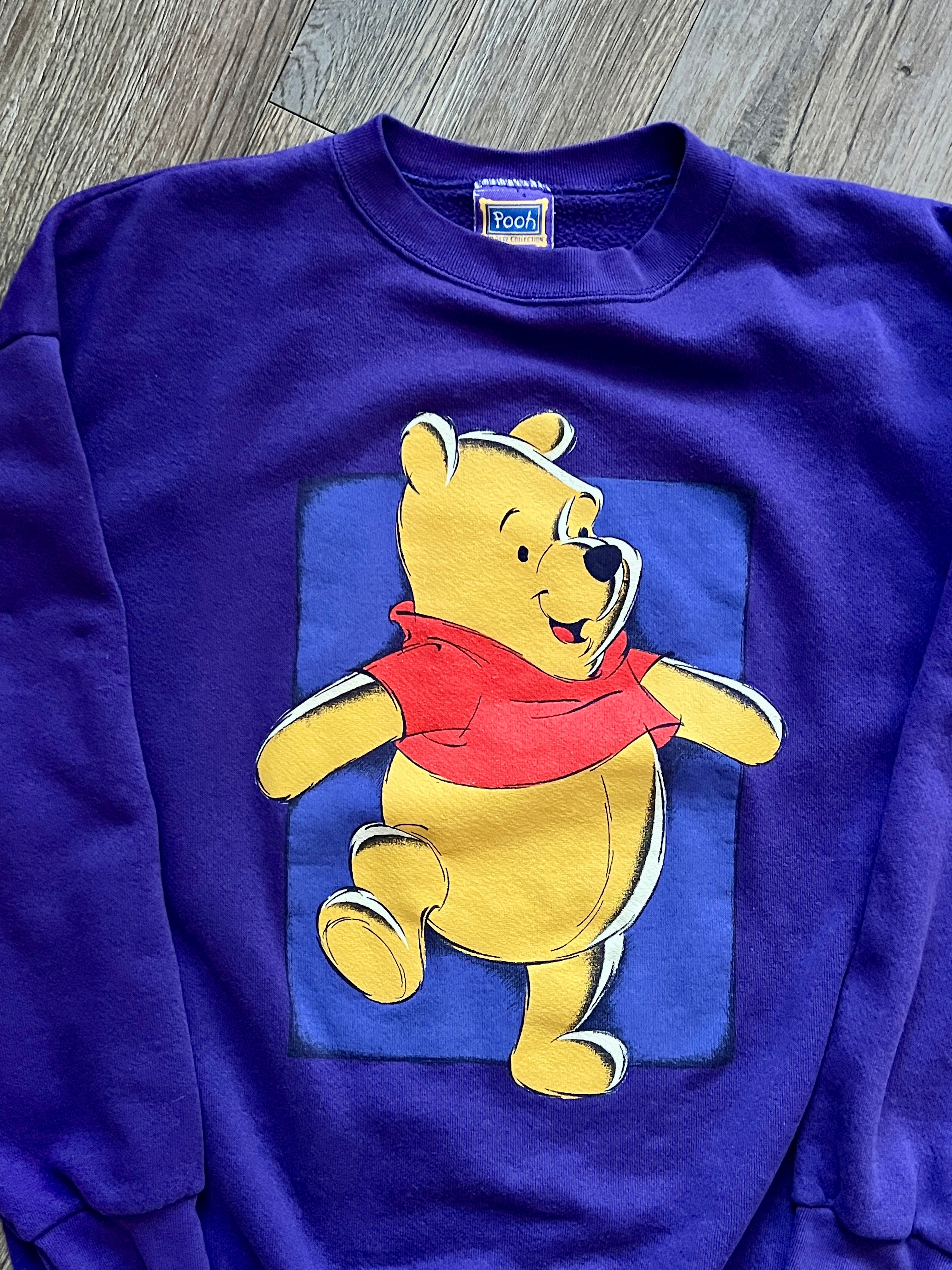 588 -Purple WTP Walking Box Crewneck - XL