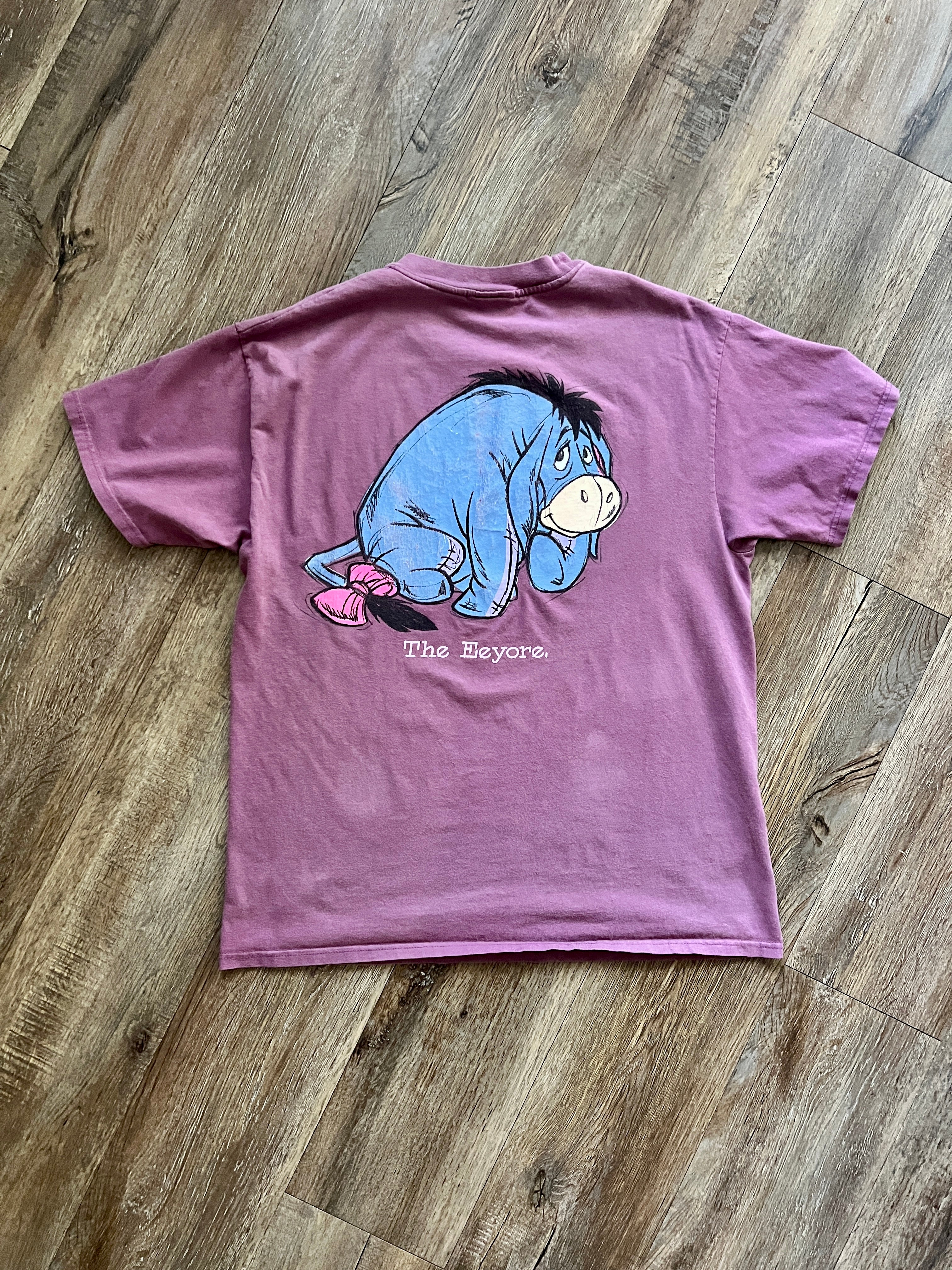 589 -Maroon The Tail The Droop The Cloud The Eeyore Tee - L