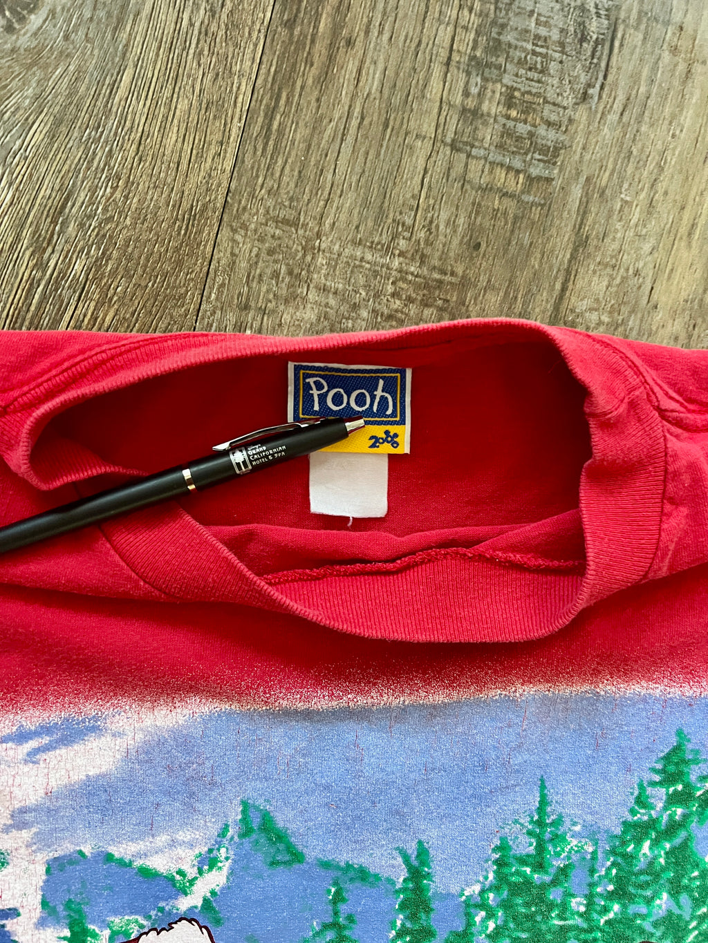 591 -Red WTP, Eeyore, Tigger Wintery Fun with Friends Sleep Shirt - OSFA