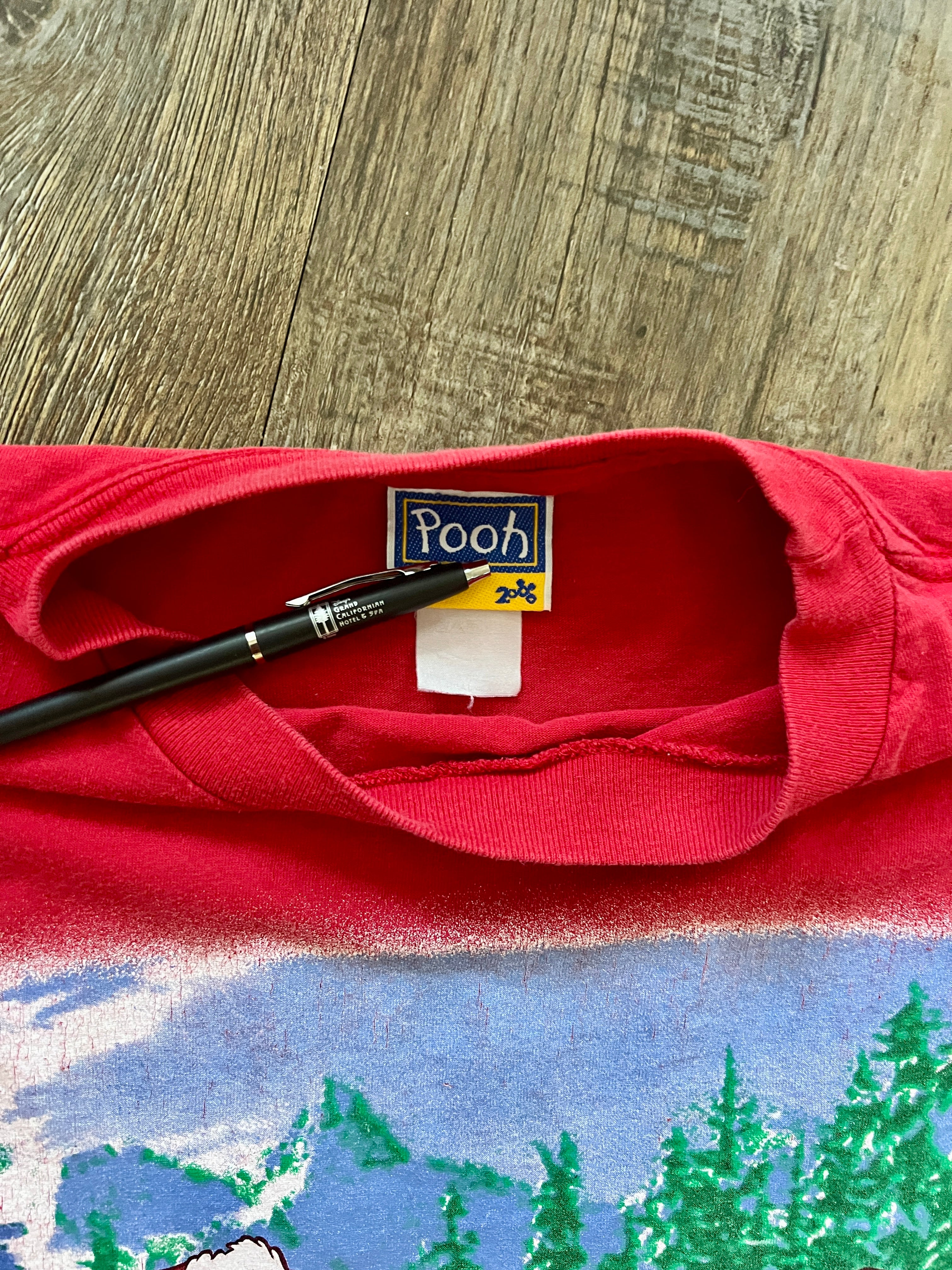 591 -Red WTP, Eeyore, Tigger Wintery Fun with Friends Sleep Shirt - OSFA