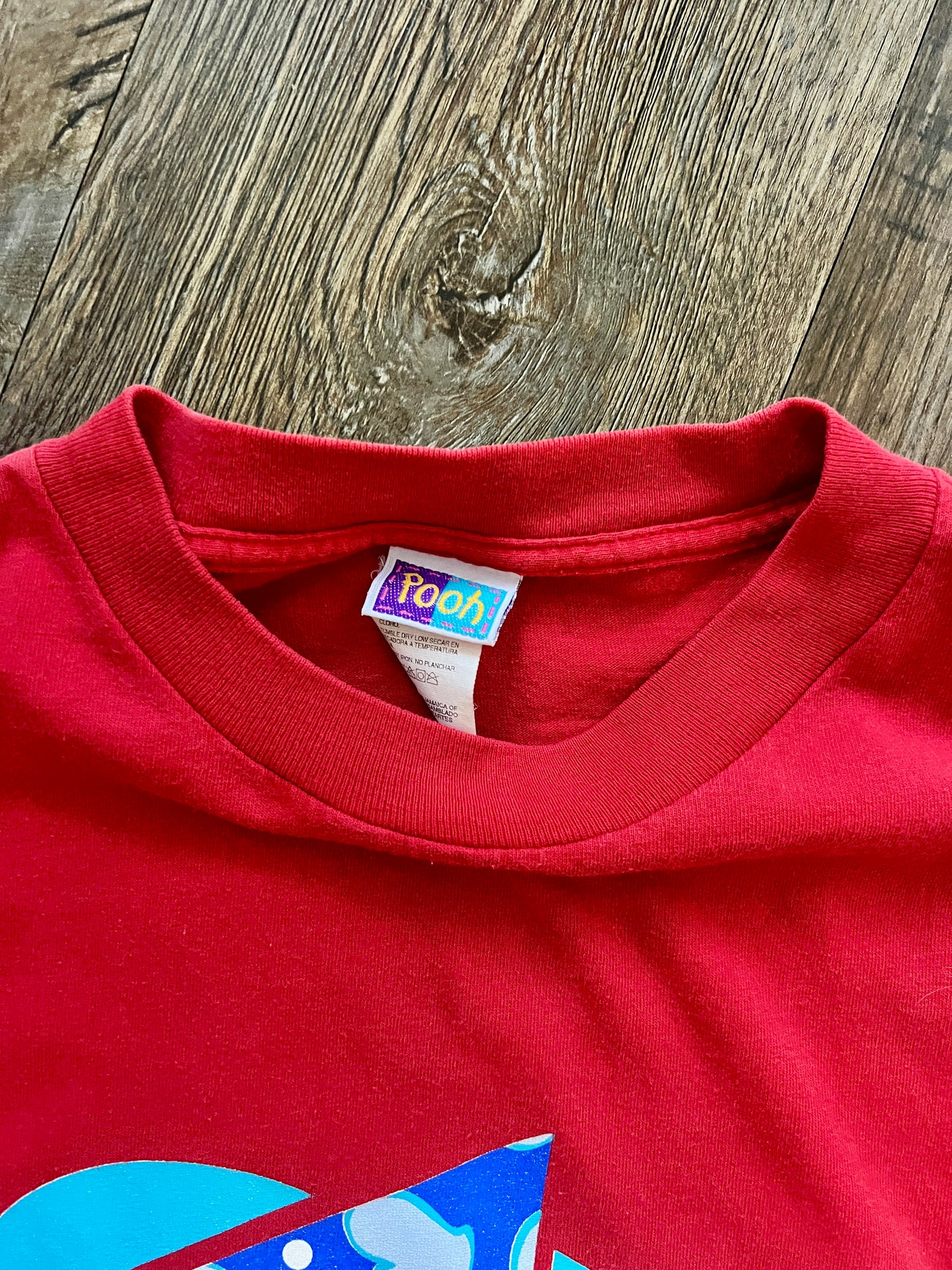 596 -Red WTP & Piglet Winter Buddies Sleep Shirt - OSFA